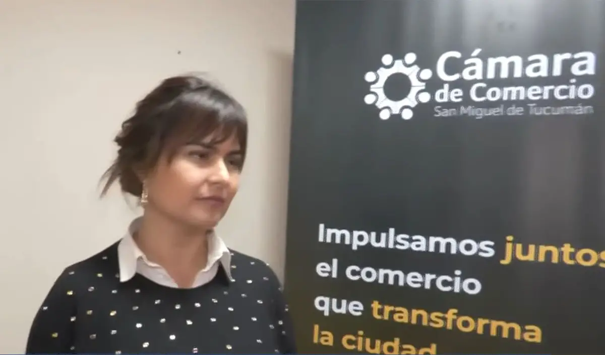 Gabriela Coronel, presidenta de la Cámara de Comercio de Tucumán.