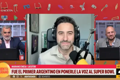 Un argentino hizo historia en el Super Bowl: Mariano Chiesa fue la primera voz en español de la final de la NFL