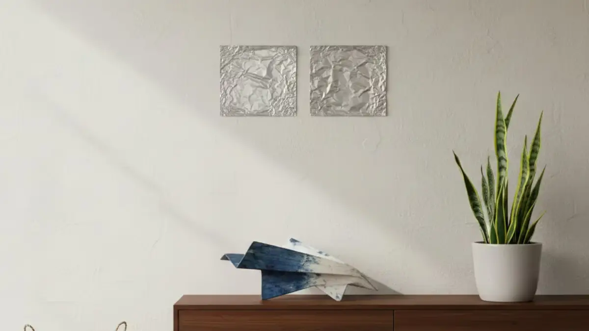 Truco para el hogar: cómo solucionar un problema muy común en las paredes con papel aluminio