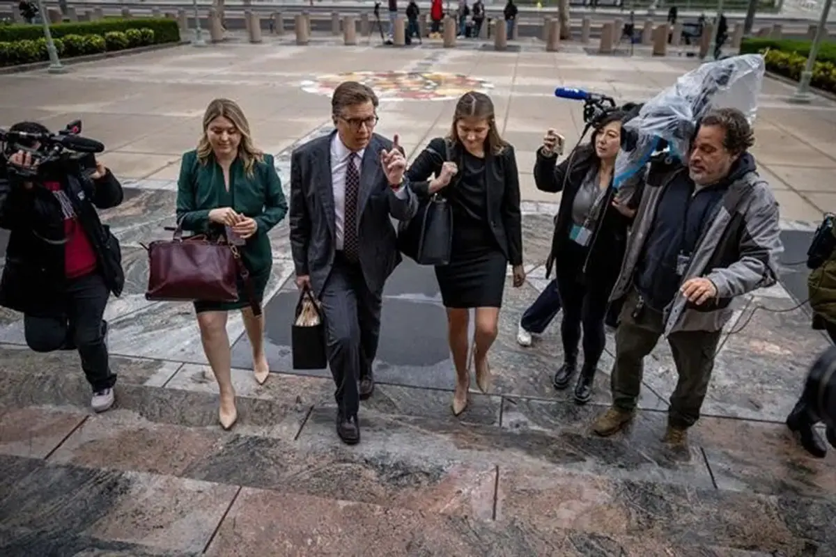 DIRECTOR DE INSTAGRAM. Adam Mosseri al llegar al tribunal.