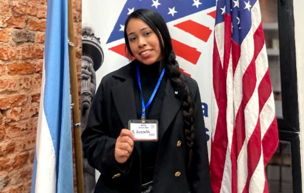 PROYECTOS ANTERIORES. Antonella participó en la beca Alumni, que le permitió viajar a Estados Unidos. / CORTESÍA ANTONELLA LEDESMA