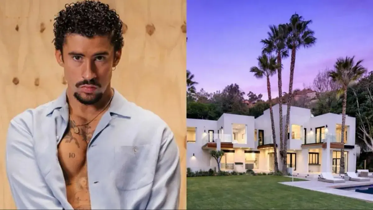 Bad Bunny tiene una lujosa mansión en uno de los barrios más exclusivos de Los Ángeles