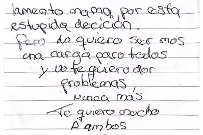 “No quiero ser una carga”: la carta final del soldado extorsionado que se suicidó en Olivos