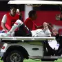Entró dos minutos y salió lesionado: la impactante imagen de un defensor de River en la derrota ante Argentinos Juniors