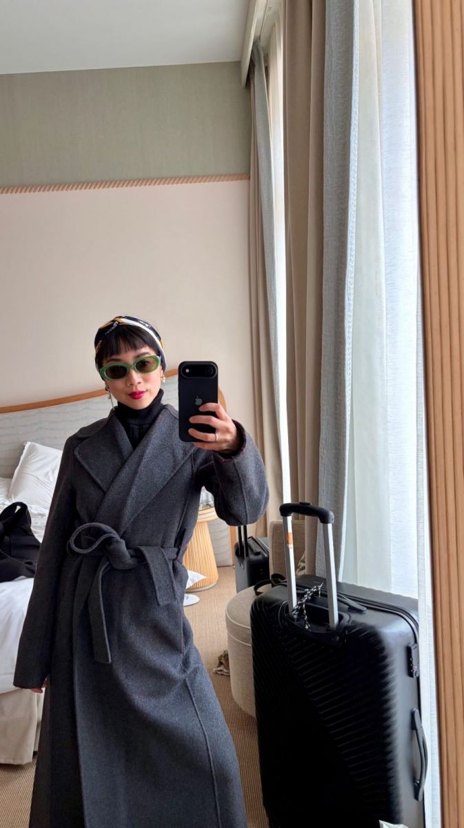  Débora Nishimoto fue la primera en compartir mediante sus historias una foto clave que le dio comienzo a este romántico viaje