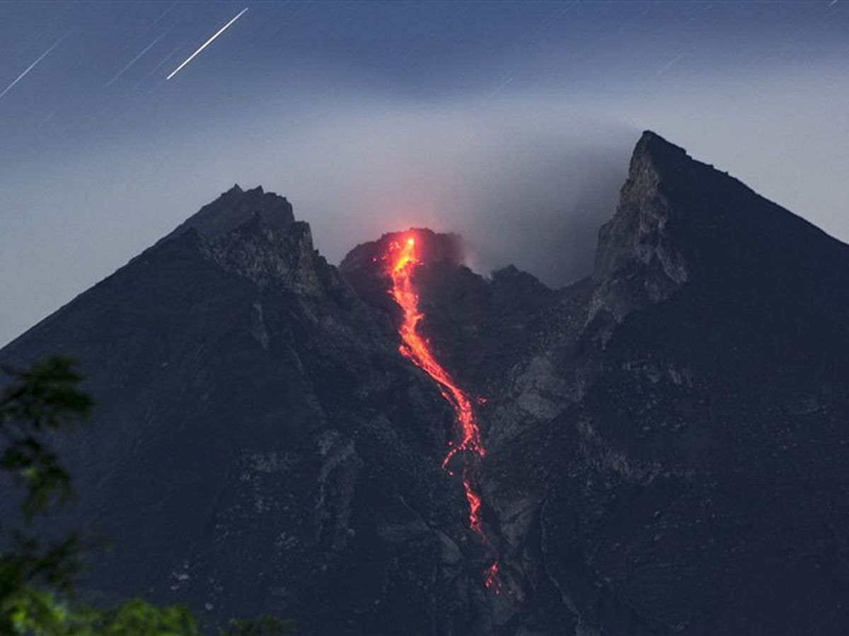 Monte Merapi.