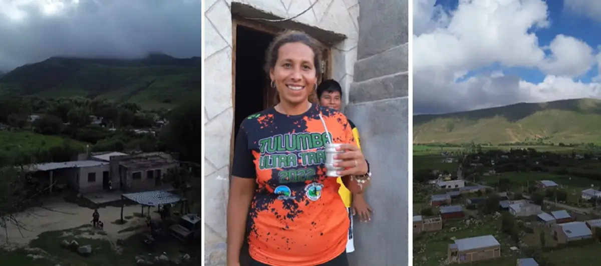 Tafí del Valle se vuelve viral de la mano de una cicloviajera venezolana y su perrita