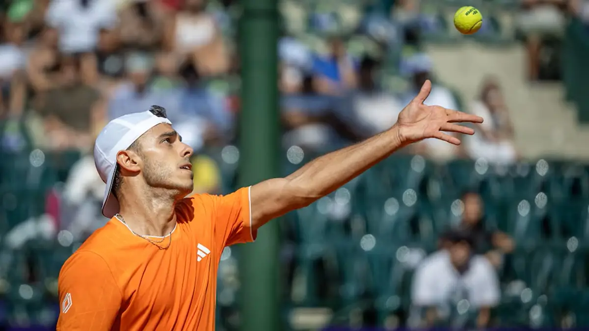 FINALISTA. Francisco Cerúndolo cumplió con el favoritismo y estará en la final el domingo.