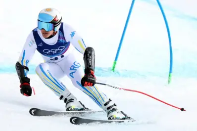 A un paso del récord: la gran actuación de Tiziano Gravier que conmovió a Valeria Mazza en los Juegos de Invierno