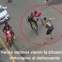Banda del Río Salí: arrebató un celular, quedó grabado por las cámaras y los vecinos lo detuvieron