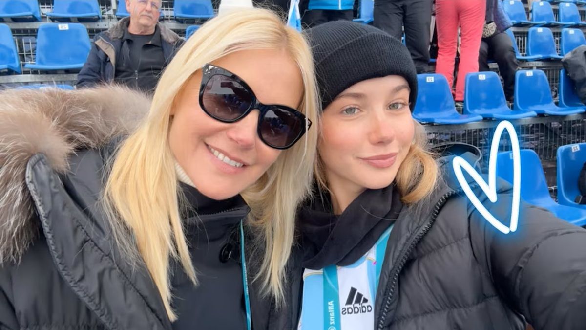 FAMILIA. Valeria Mazza y su hija Taina Gravier observaron de cerca la actuación de Tiziano.