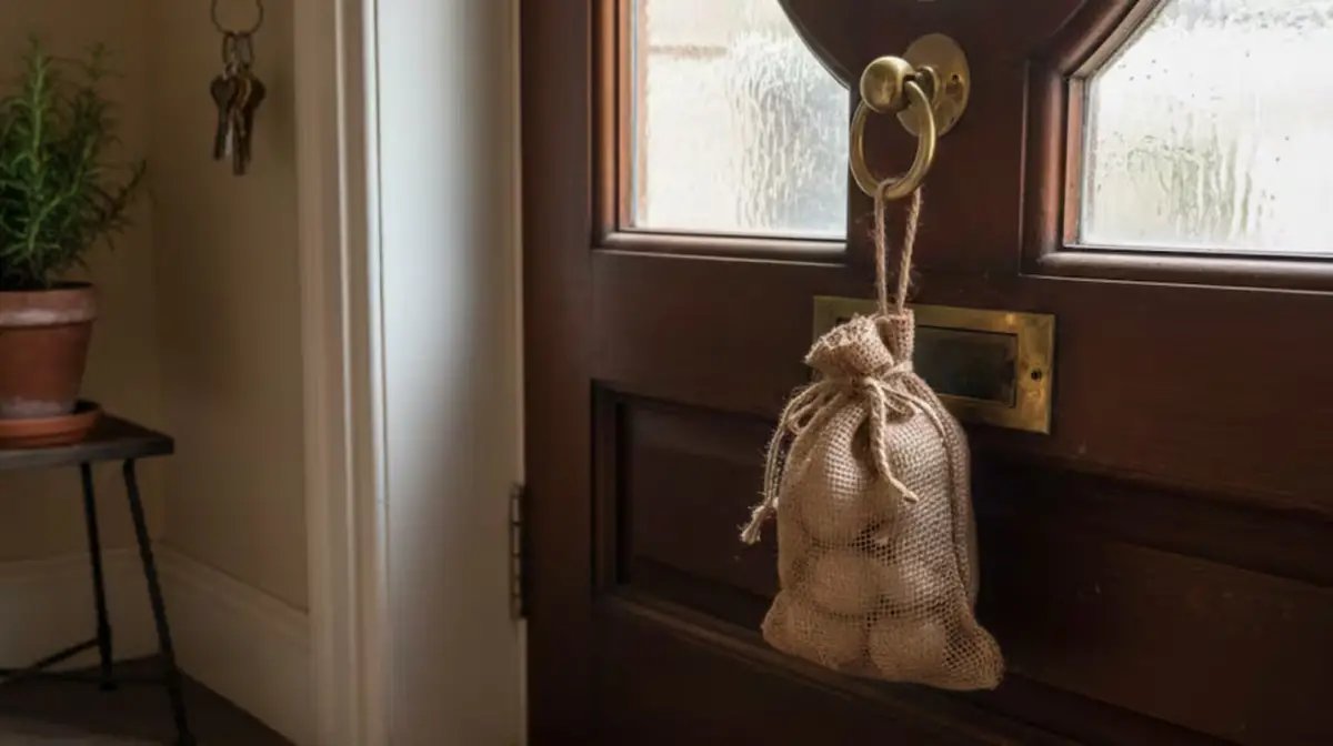 Por qué deberías colgar una bolsa con ajo en la puerta de tu casa: el truco que se hizo viral