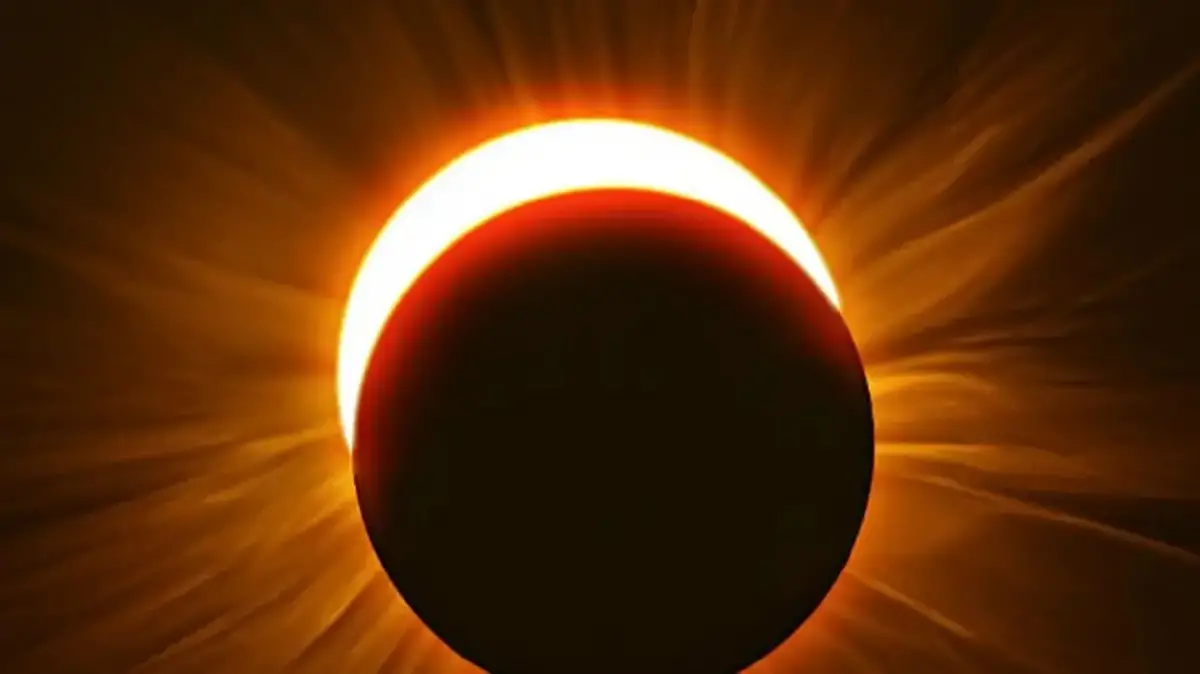 Es el primer eclipse solar parcial del año. | NASA