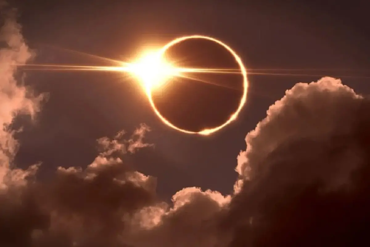 Un anillo brillante se dejará ver en el cielo durante el eclipse. Foto archivo.