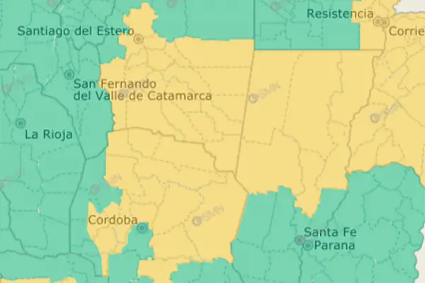 Tormentas, granizo y vientos: alerta meteorológica en gran parte del país