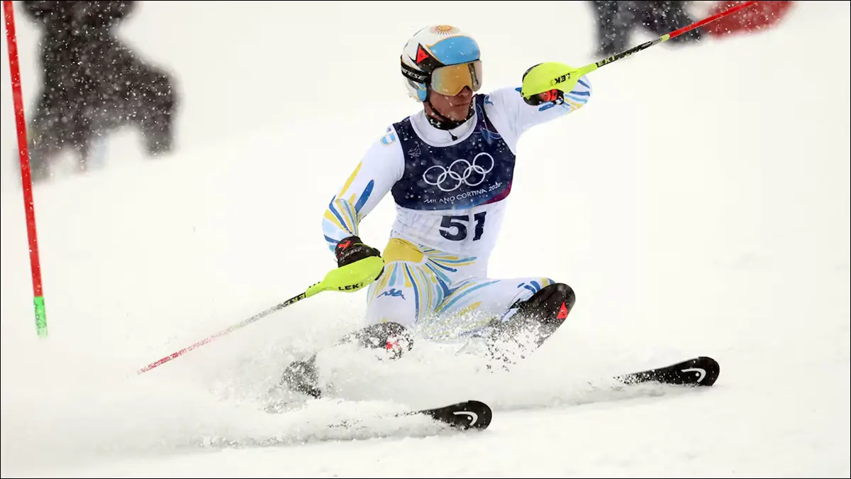 DESPEDIDA OLÍMPICA. El argentino no pudo completar el Slalom y cerró su participación con un mensaje de agradecimiento.