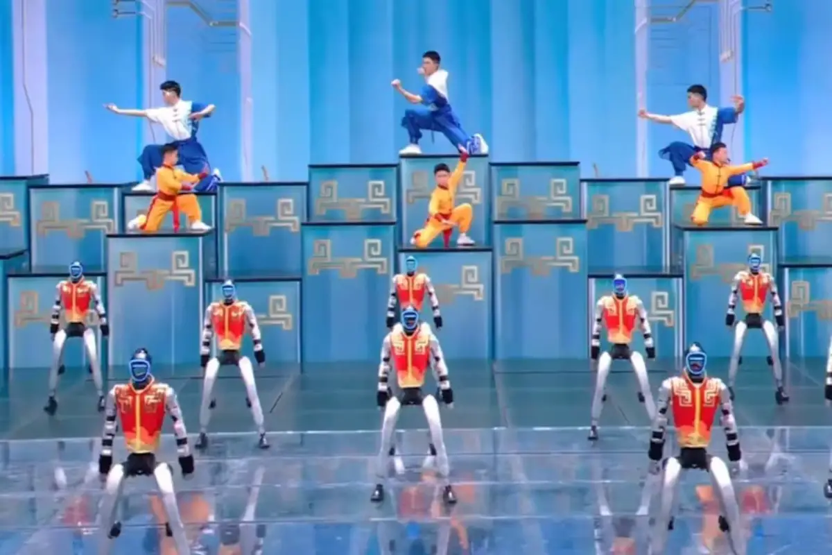 Viral: Robots chinos exhiben su asombrosa precisión en una práctica de kung fu