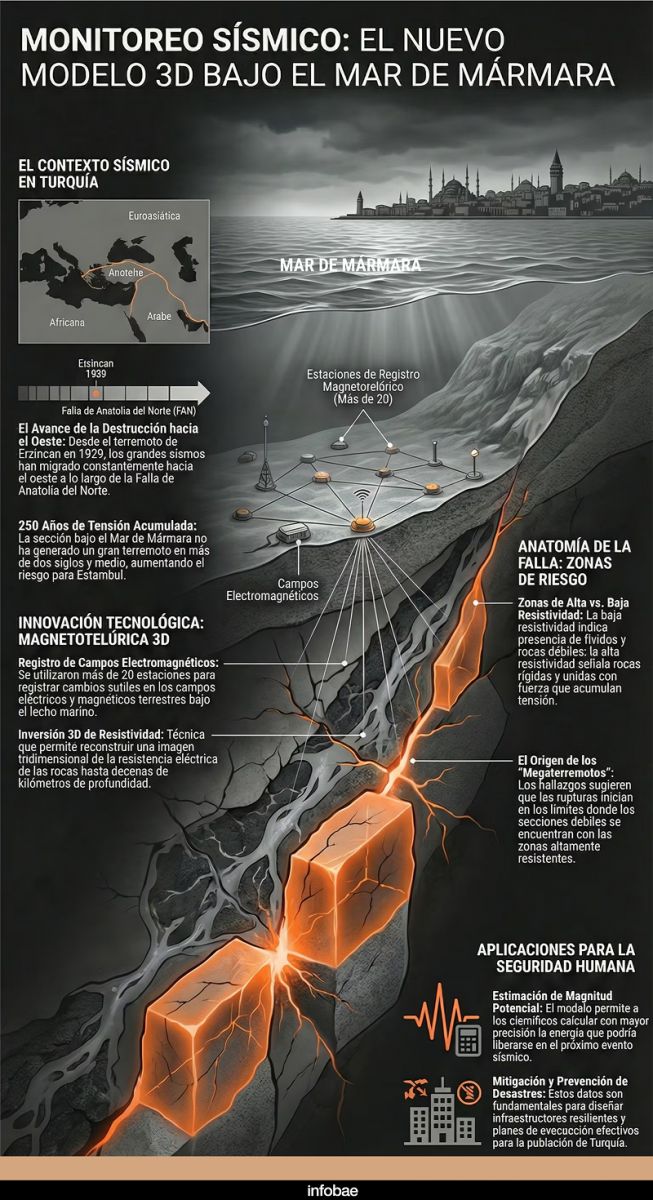 Un mapa 3D revela la falla geológica que podría provocar un sismo de magnitud 7 tras 250 años de inactividad: ¿dónde se encuentra?