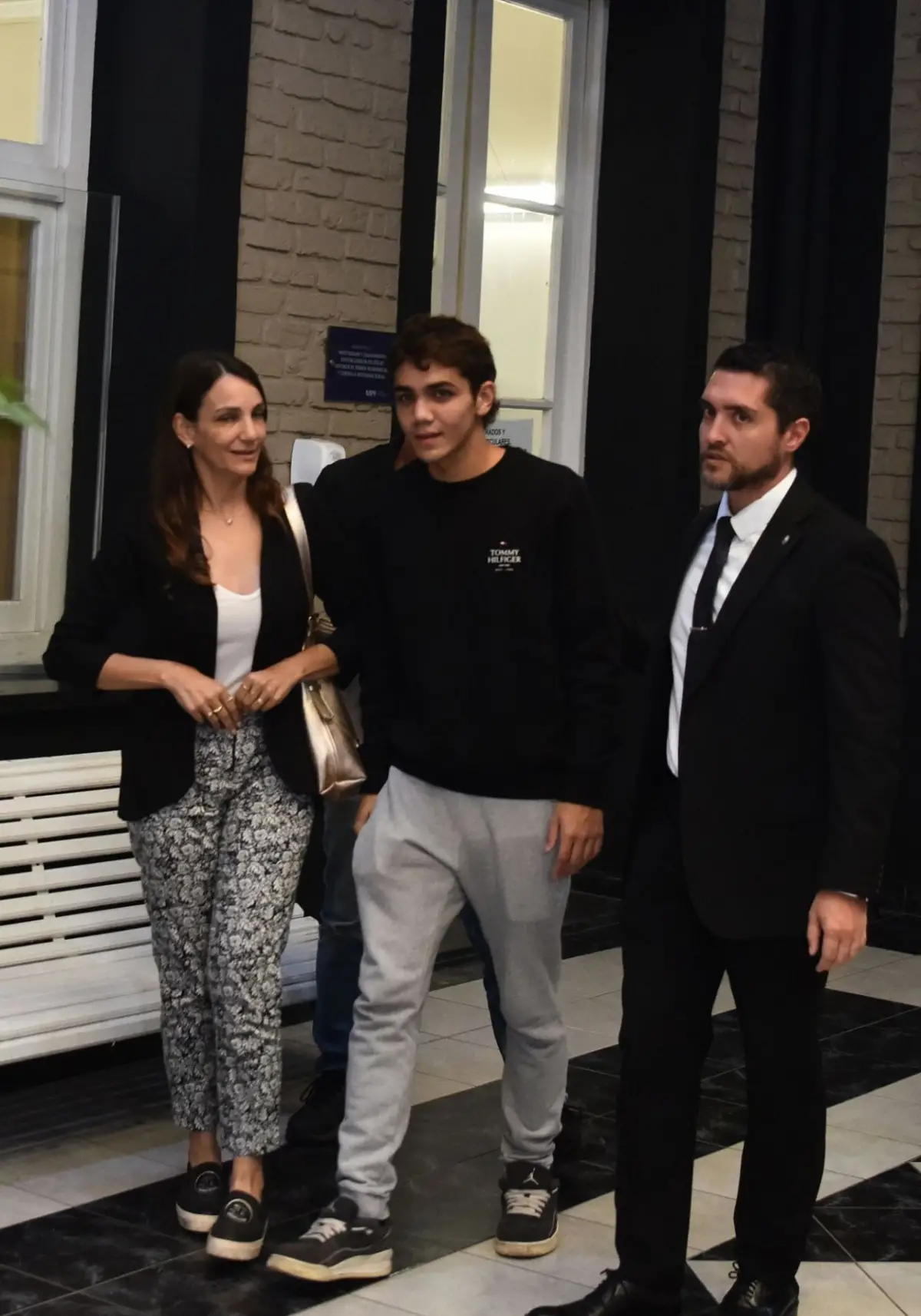 TESTIMONIO CLAVE. Santiago Bagne al salir de declarar.