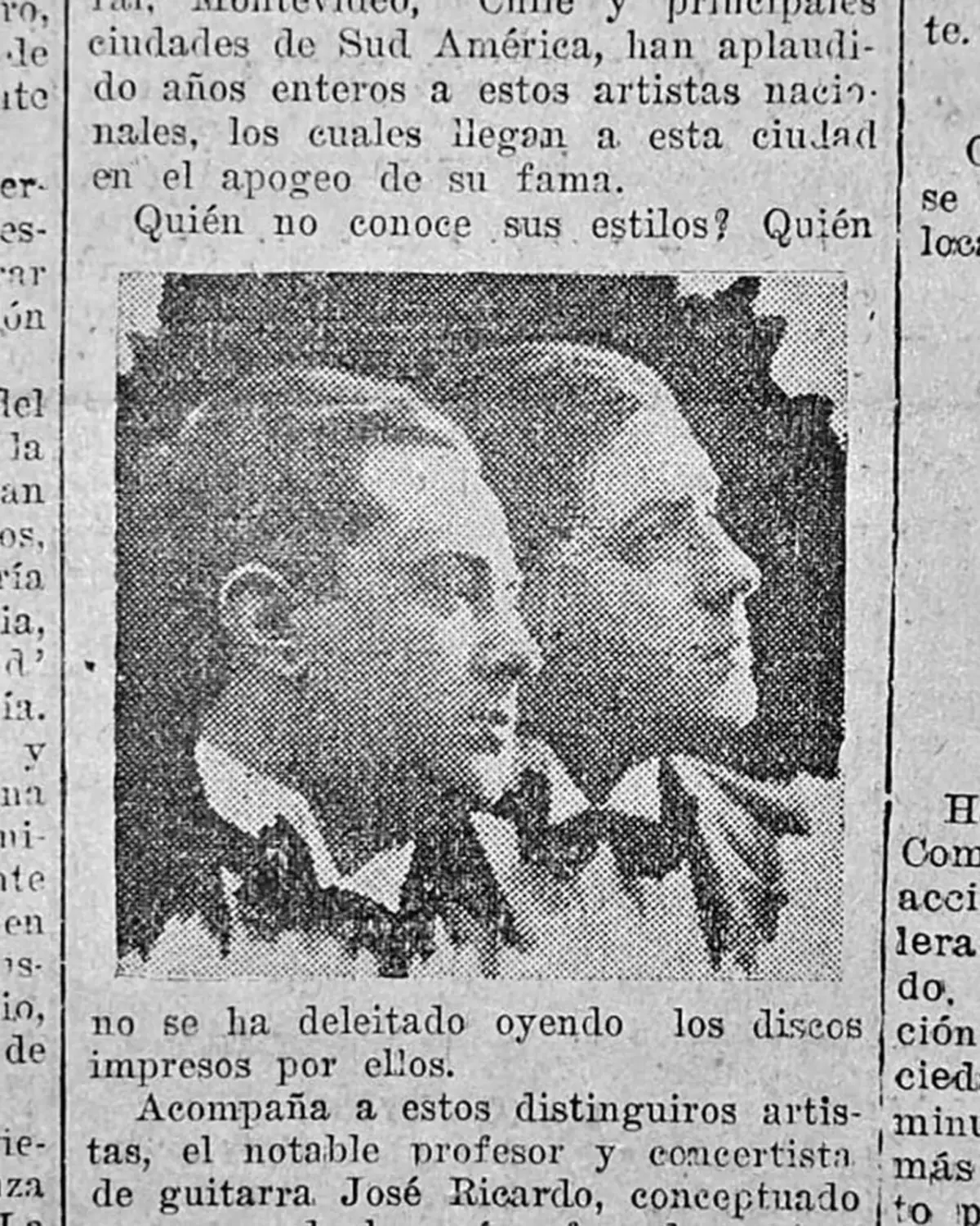 Recuerdos fotográficos: 1919. La única actuación de Gardel en Tucumán