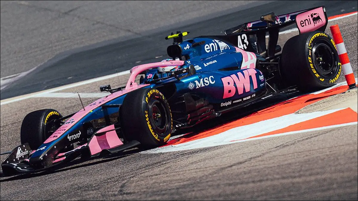 PRUEBA FINAL. Colapinto completó su último día de ensayos en Bahréin con el mejor rendimiento de Alpine.