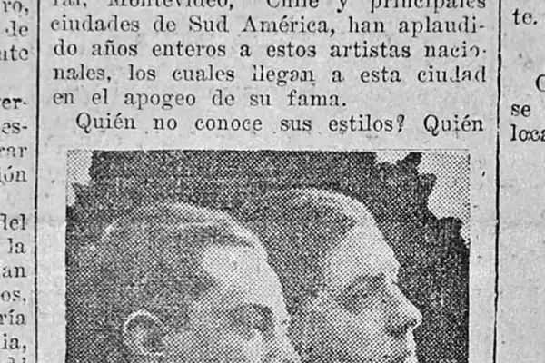 Recuerdos fotográficos: 1919. La única actuación de Gardel en Tucumán
