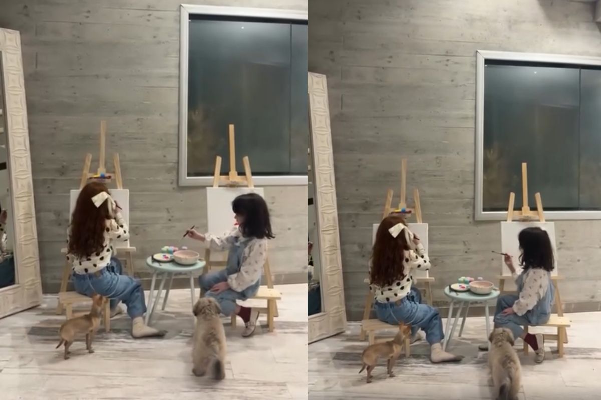 Así es el moderno cuarto de juegos que La Joaqui diseñó para sus hijas