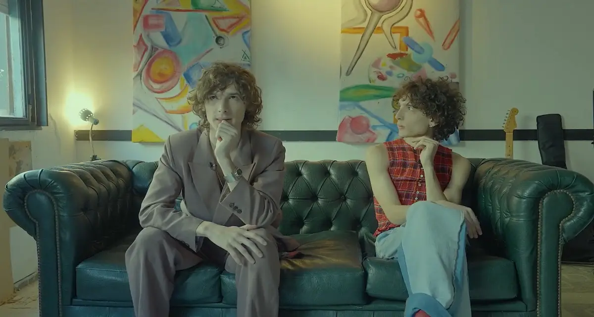 Angelo Mutti Spinetta y Benicio Mutti Spinetta. Foto captura.