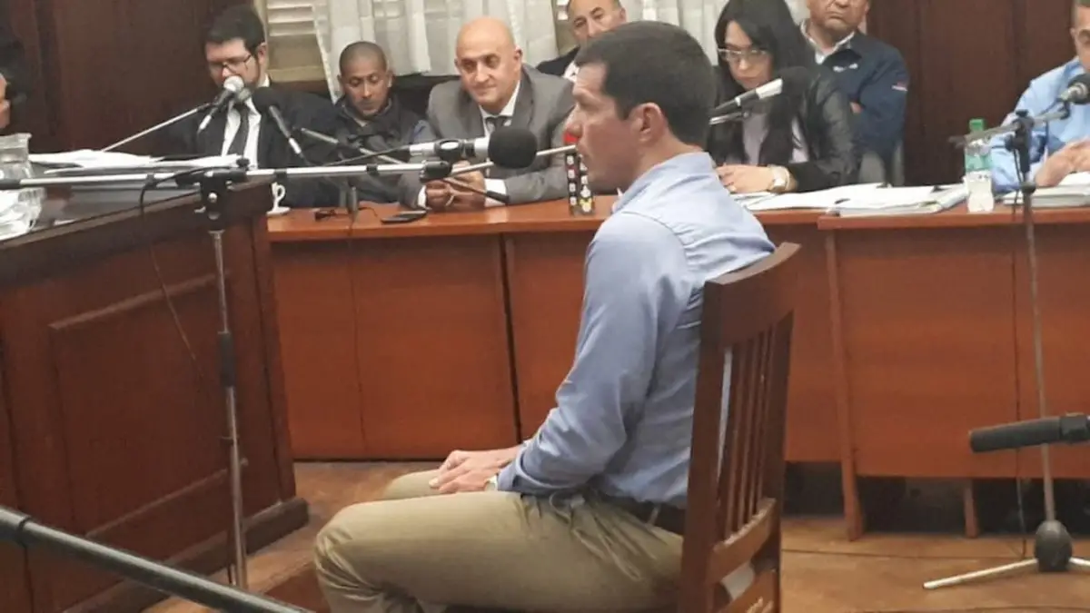 Sergio Kaleñk durante su declaración en uno de los juicios en 2019.