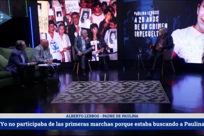Alberto Lebbos: “Hace 20 años que sé quién mató a Paulina  y el Estado lo protege”