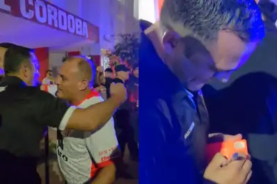 Tras el polémico penal ante Atlético Tucumán, Espinoza dejó Alta Córdoba entre abrazos y autógrafos