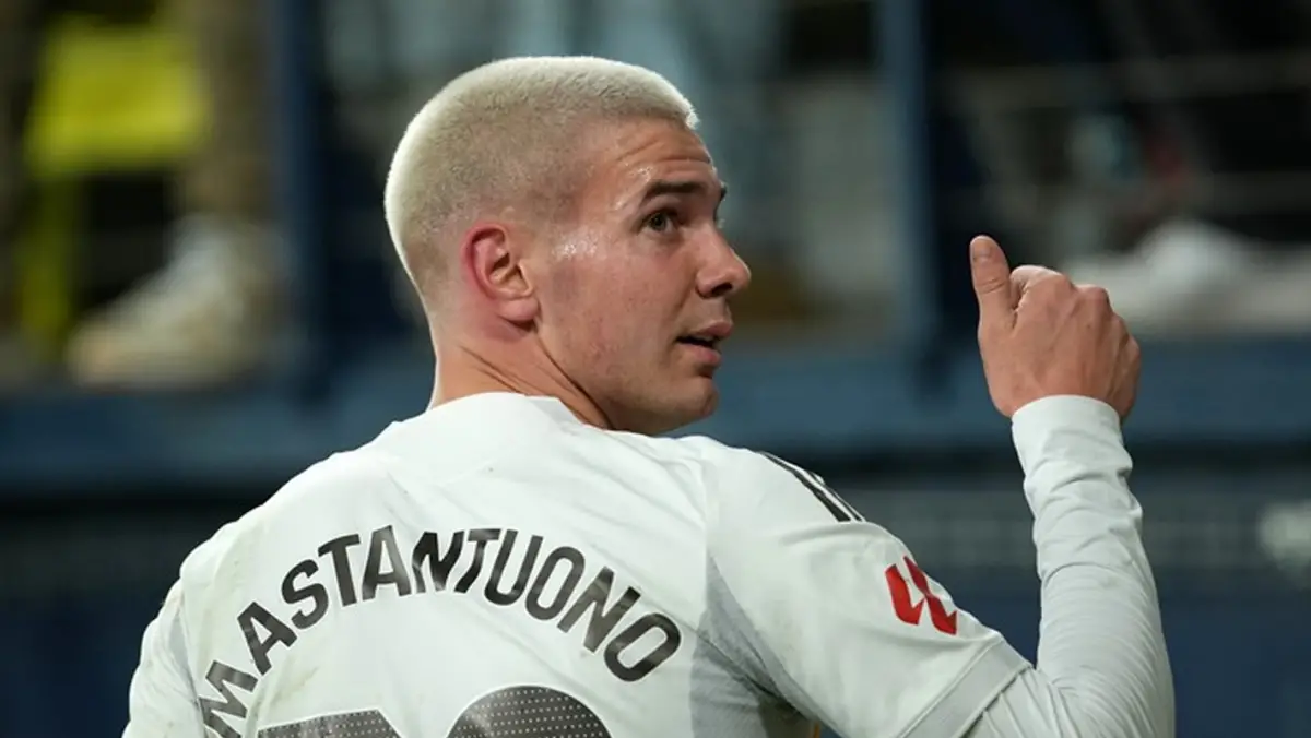 Mastantuono no tiene continuidad en Real Madrid. 