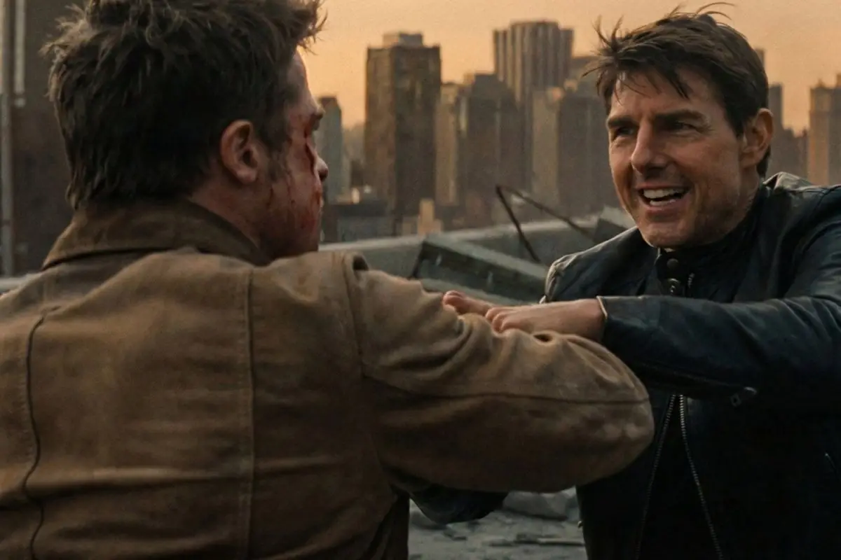 ¿Qué hay detrás de la pelea artificial entre Brad Pitt y Tom Cruise?