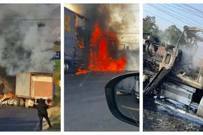 México: impactantes imágenes de los ataques del Cártel Jalisco Nueva Generación tras la muerte del capo narco “El Mencho”