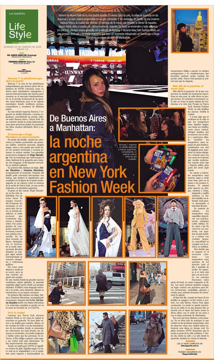 De Buenos Aires a Manhattan: la noche argentina en New York Fashion Week