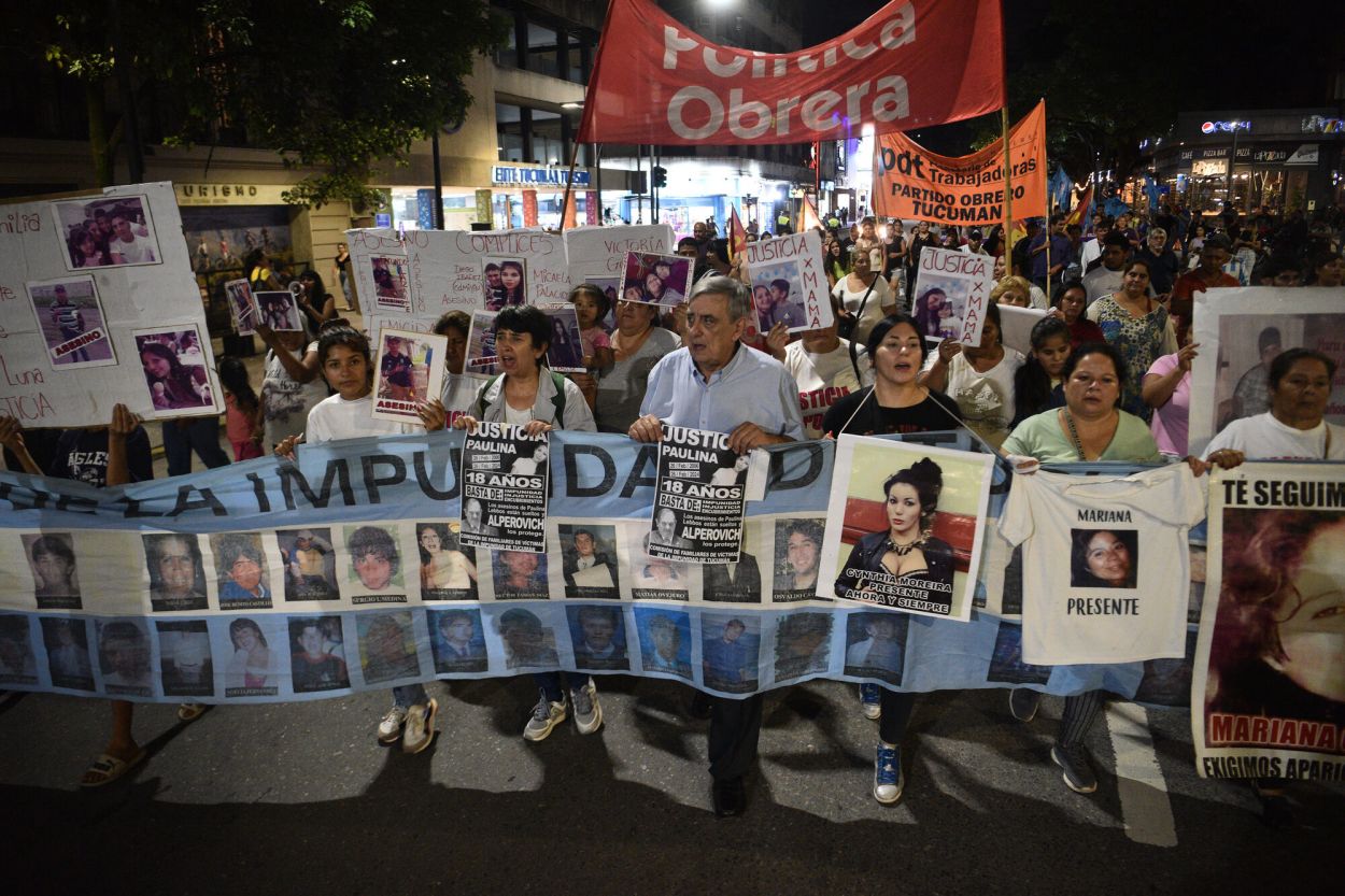 LAS MARCHAS. El padre de Paulina dice el acompañamiento de la gente fue fundamental, conmovedor y también incómodo para el poder.