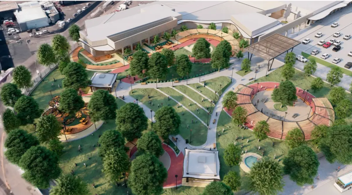 MODERNIZACIÓN. El proyecto contempla la reorganización dentro y fuera de la terminal, así como la zona de andenes y el pórtico de entrada.