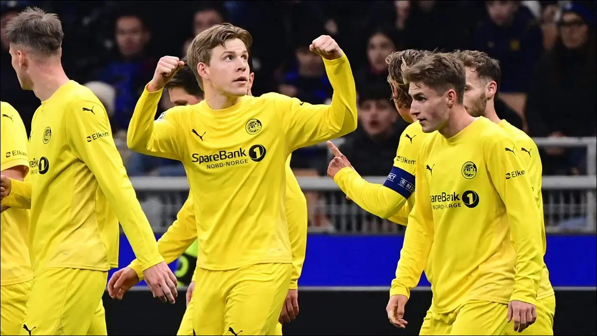 GOLPE HISTÓRICO. Bodo/Glimt eliminó al Inter en el Giuseppe Meazza y se metió entre los 16 mejores de la Champions League.