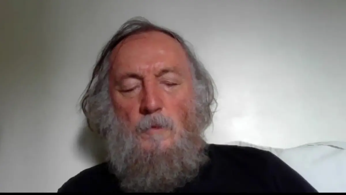 Eduardo Di Lella, ex secretario de Seguridad de la provincia, durante la audiencia que se realizó por zoom.