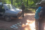 Vieron un control de Gendarmería y abandonaron el auto: adentro encontraron siete kilos de cocaína