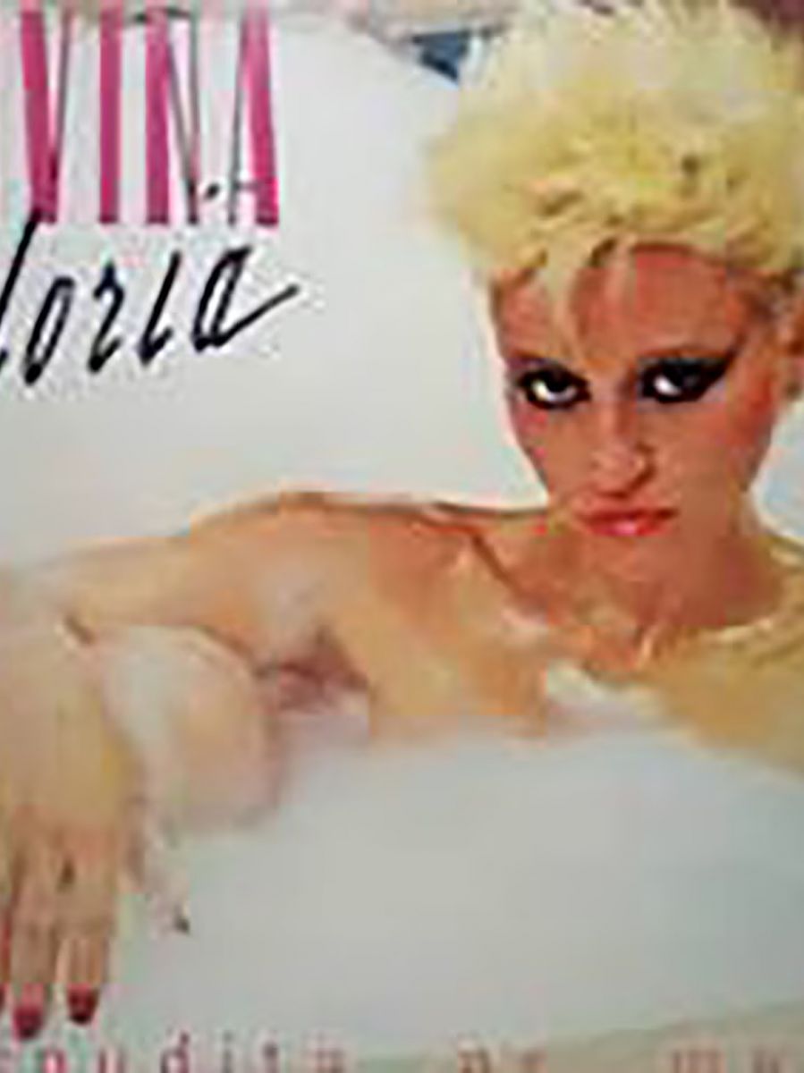 Divina Gloria en la portada de su disco “Desnudita estás mejor”. Foto: Infobae 