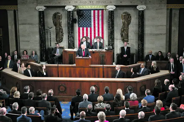 Trump reivindicó la “remontada histórica” de Estados Unidos