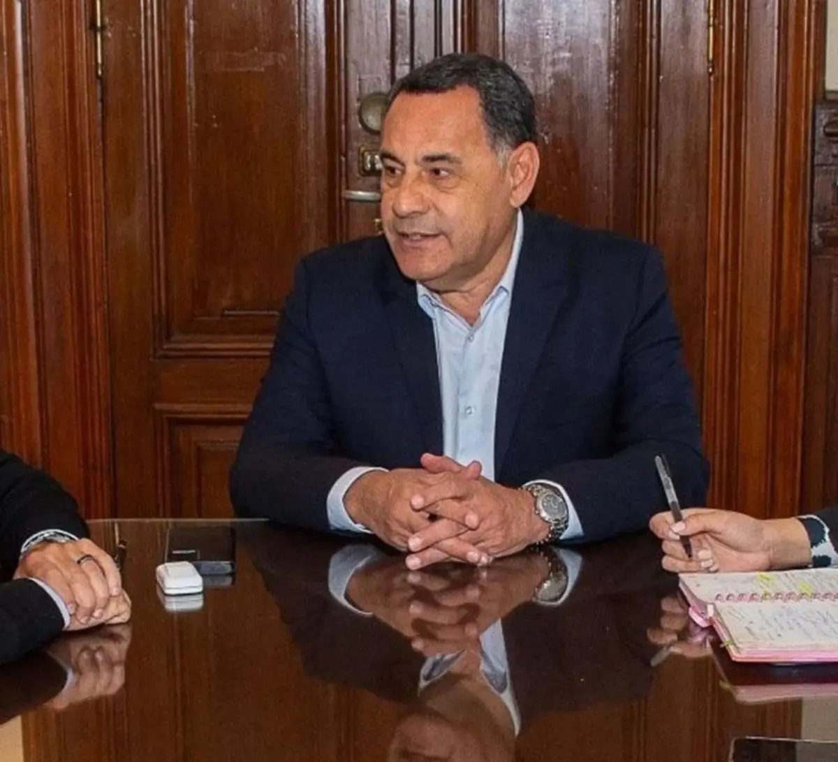 AMADO. El ministro de Gobierno y Justicia encabeza al equipo del PE.