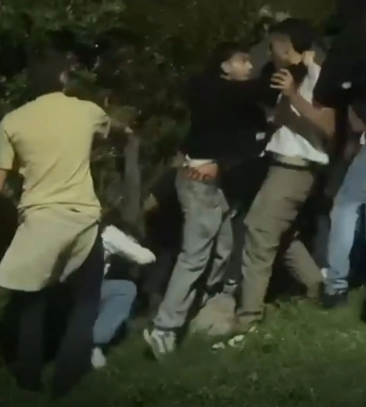 MOMENTO DE TENSIÓN. La pelea en Tafí del Valle. 