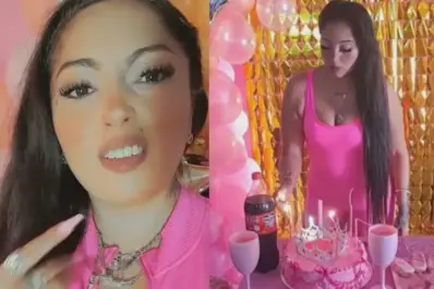 Una presa influencer festejó su cumpleaños en la cárcel con música y globos