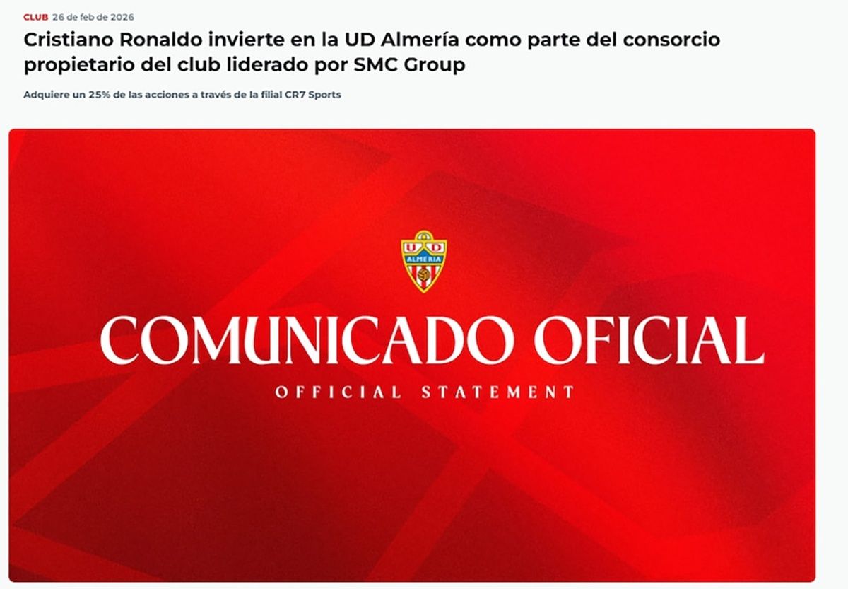 Cristiano Ronaldo será dueño de un histórico proyecto del fútbol europeo: ¿de qué club se trata?