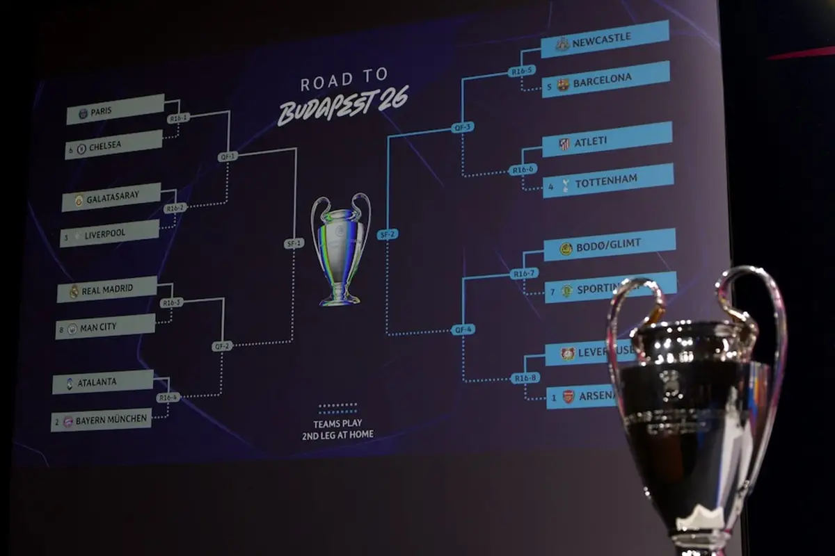TODO DEFINIDO. La Champions League ya tiene sus cruces de octavos de final.