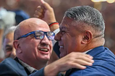 El apasionado festejo de Chiqui Tapia por la hazaña de Lanús en el Maracaná