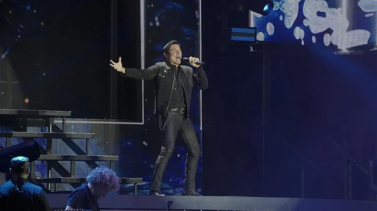 Chayanne se presentó en un escenario de 53 metros de ancho. (Foto: Daniel Cáceres/Cadena 3)