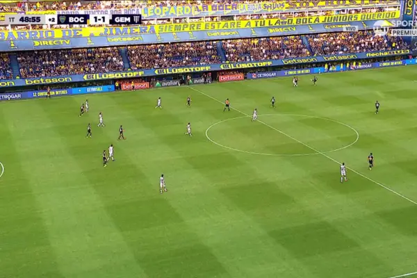 Polémica en la Bombonera: el VAR anuló el 2-1 de Boca por un offside previo de Janson